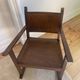 Art Deco wooden armchairs