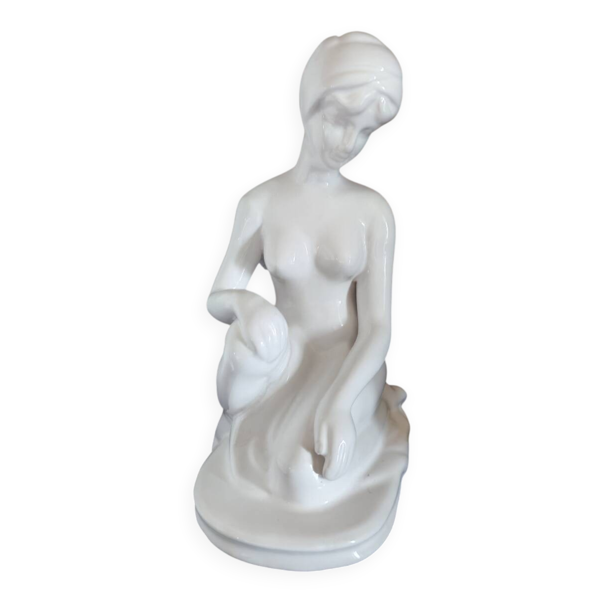 Ceramic female sculpture