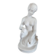 Sculpture de femme en céramique