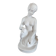 Sculpture de femme en céramique