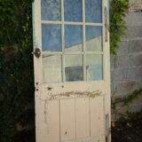 Old glass door