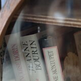 Old atisanal wooden library showcase