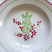 Set of 4 mismatched deep plates 2010114
