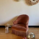 Vintage toad armchair Henriette