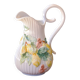 Very large vintage lemon-shaped earthenware jug/vase signed What's