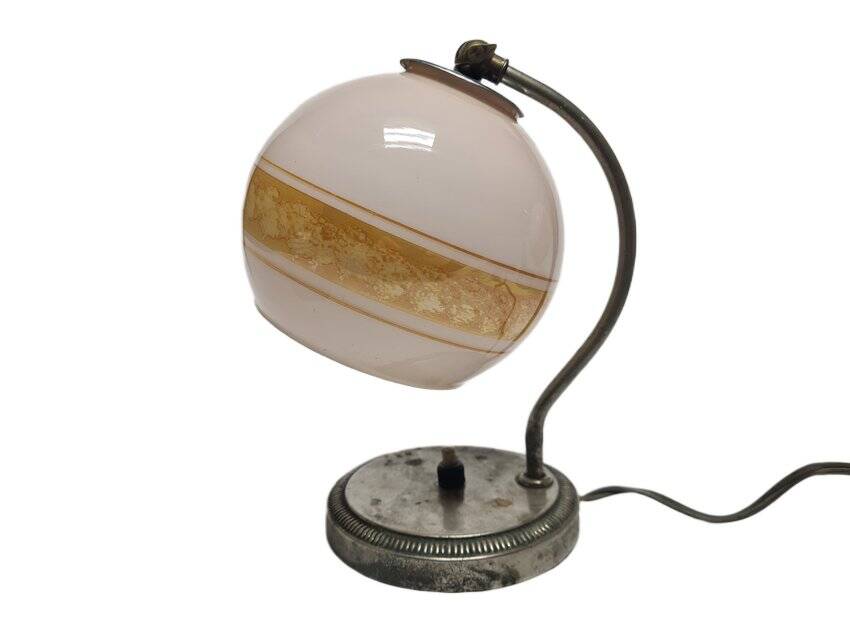 Art Deco bedside lamp, Belgium, 1950s