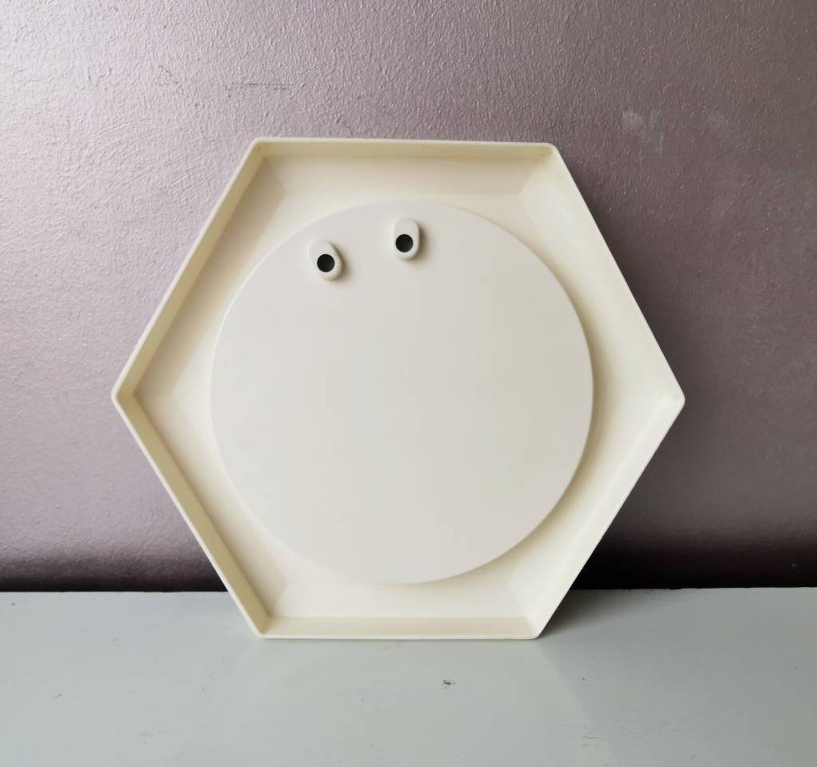 Vintage vintage plastic mirror 1980s