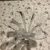Daum tulip crystal vase