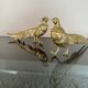 Decorative brass pheasants from the 70s (X2)