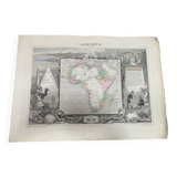 Old illustrated map of Africa