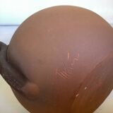 Signed terracotta vase