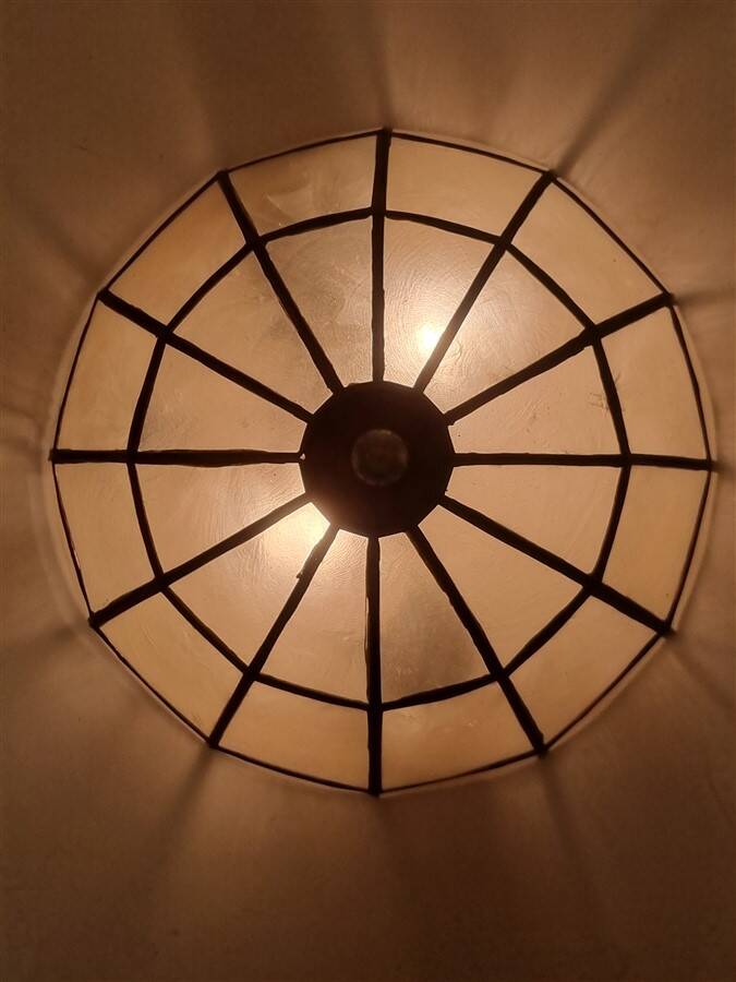 Mother of pearl ceiling light