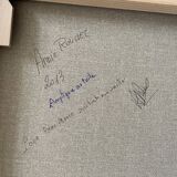 Abstract painting on canvas