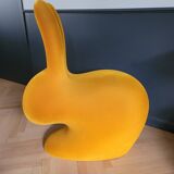Rabbit chair by Stefano Giovannoni - Large velvet model