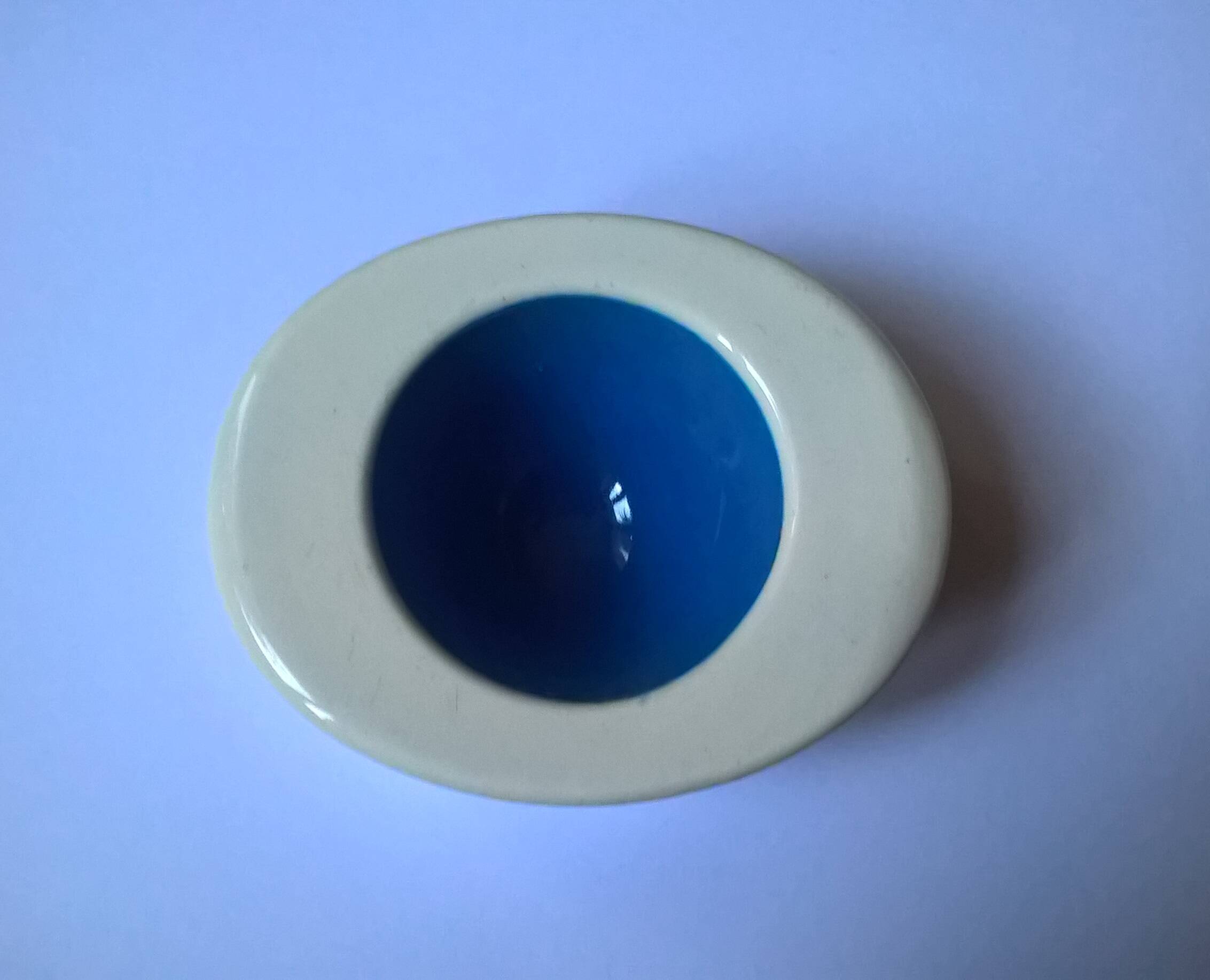 Minimalist vintage egg cup Faience de Gien