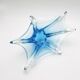 Murano Italy Deep Bowl - Organic Design Lagoon Blue