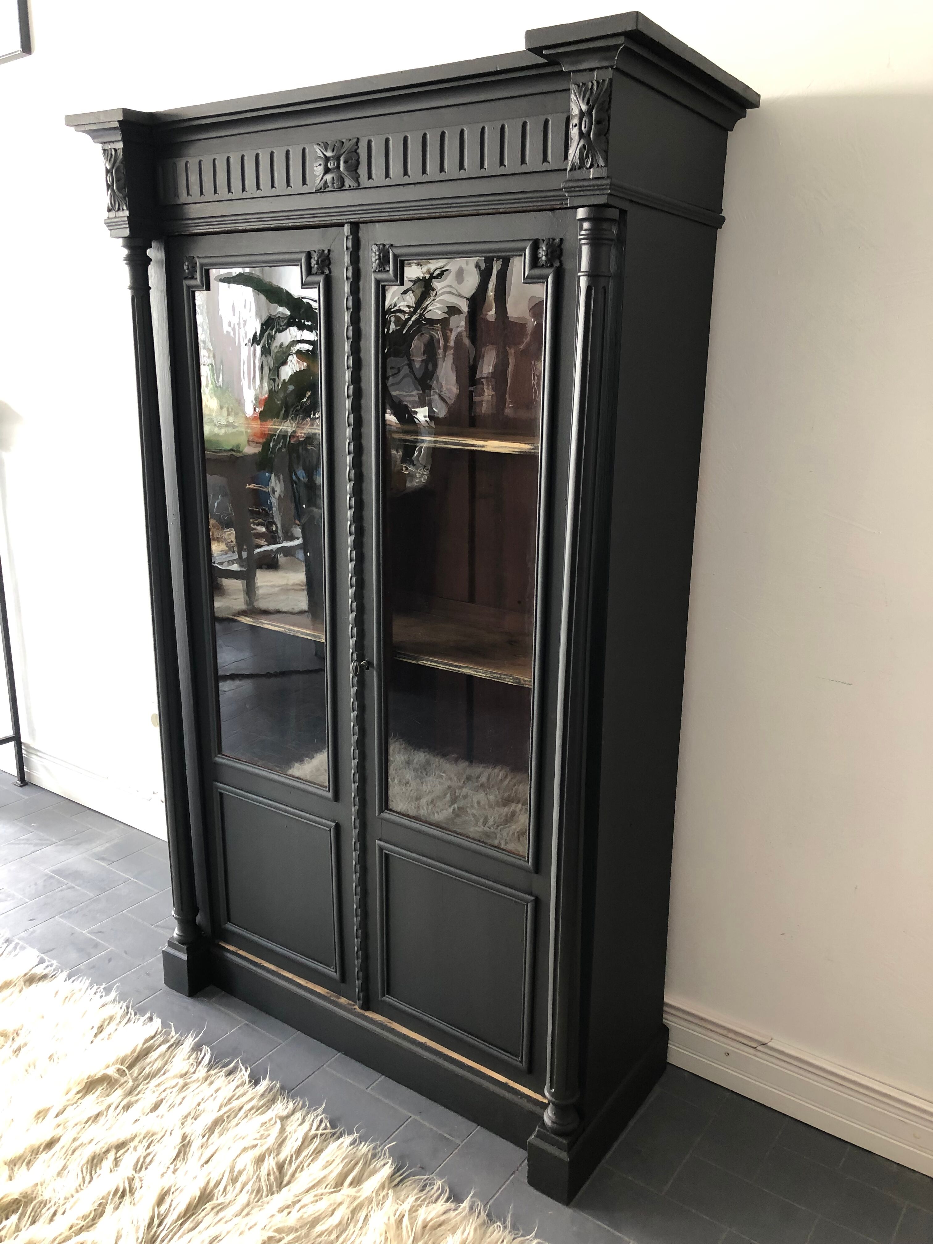 Glass cabinet late nineteenth century