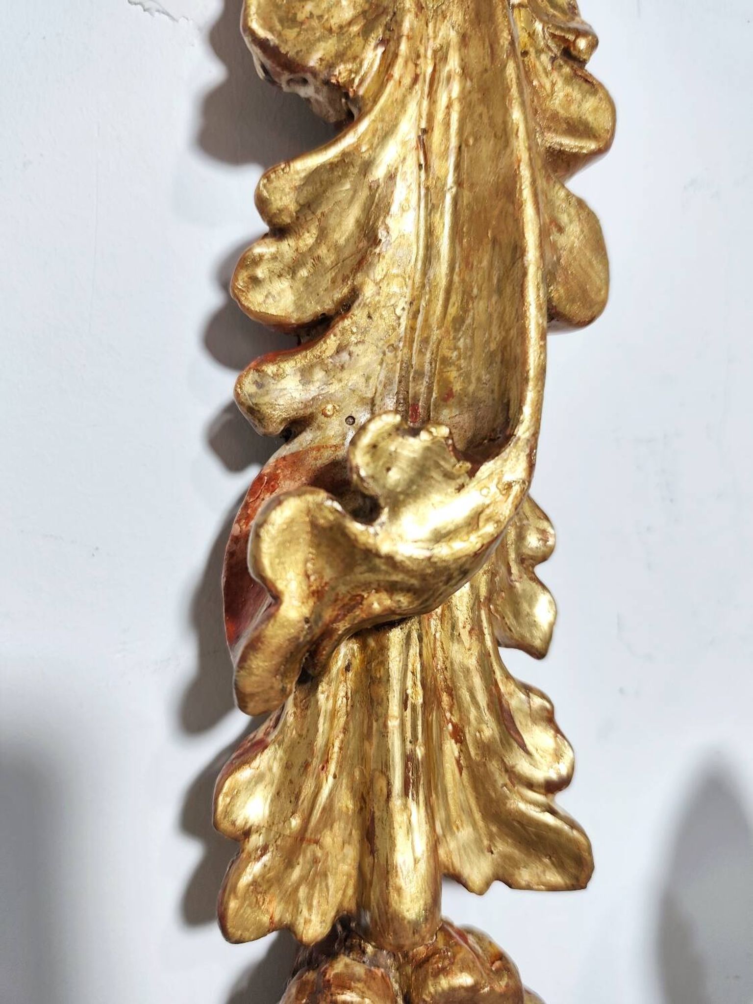 Applique de pared de madera dorada. Espagne, années 1940.