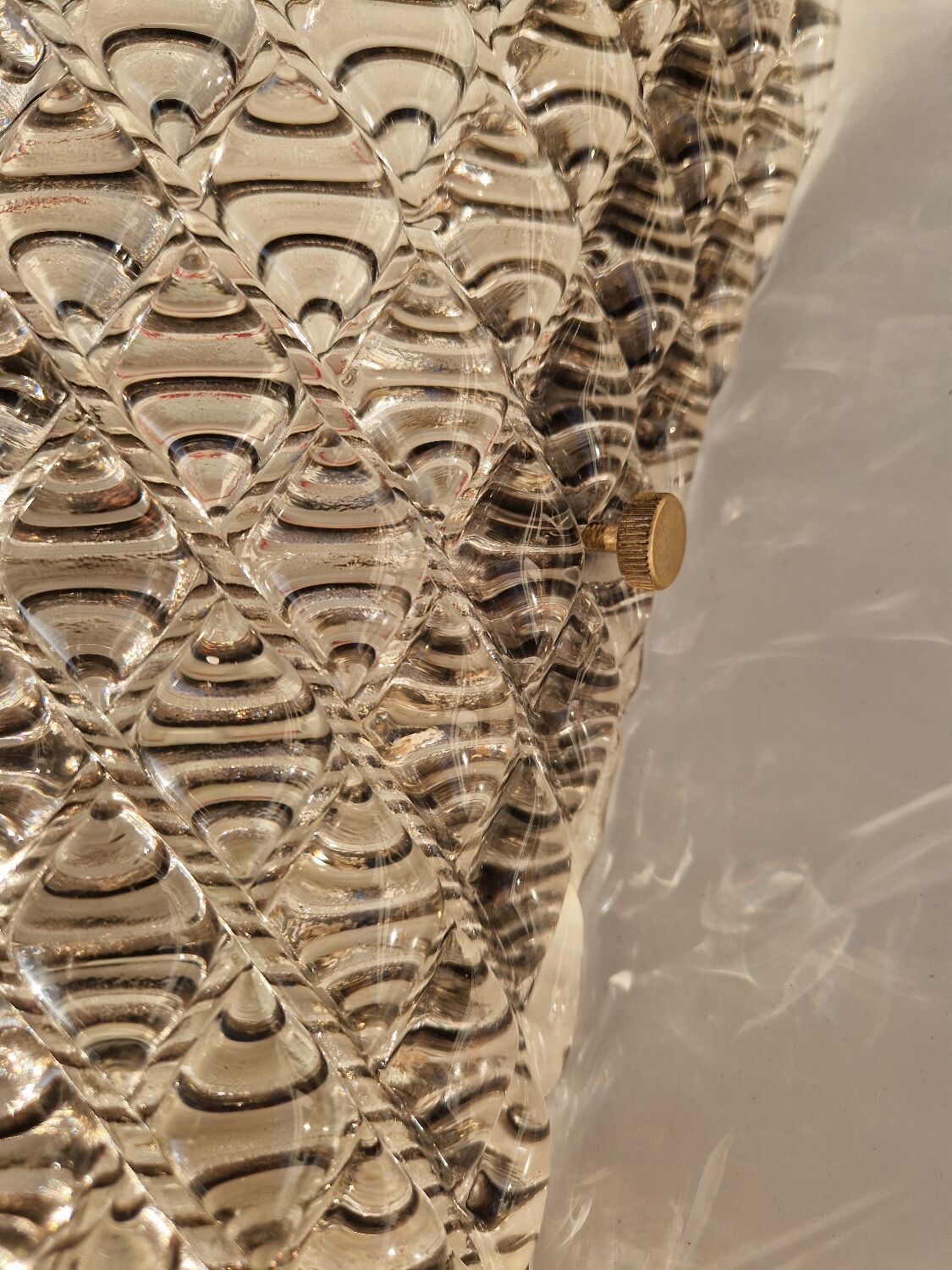 Pair of Murano glass wall lights