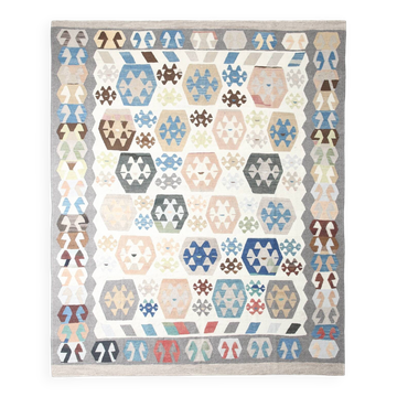 9x11 Rug For Living Room Persian Kilim Rug, 277x342Cm