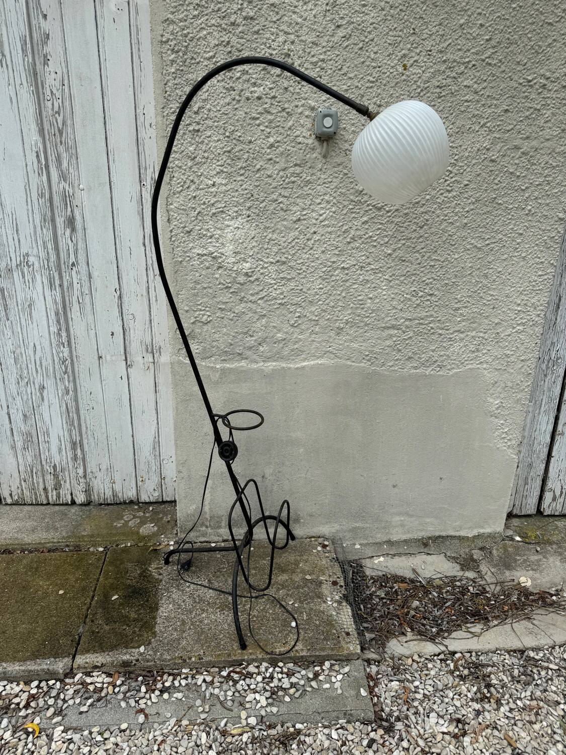1950s tripod floor lamp