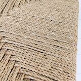 Tabouret mid century rustique