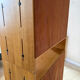 Vintage oak display bookcase