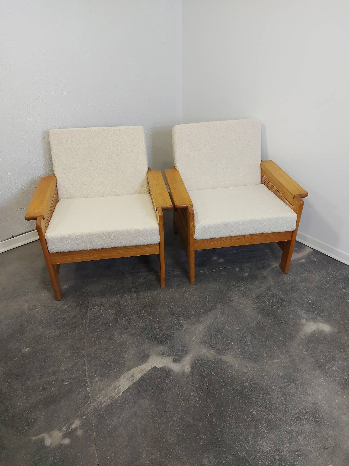 Paire de fauteuils/chaise longue des années 1970