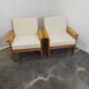 Paire de fauteuils/chaise longue des années 1970