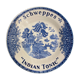 Schweppes ashtray in gien earthenware