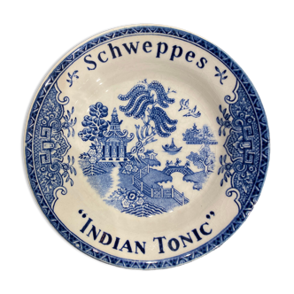 Schweppes ashtray in gien earthenware