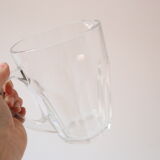 Glass pitcher, bistro, vintage
