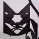 Brutalist Iron Cat Candleholder, Germany, 1960s