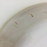 Pair of plates Les Islettes with bouquet and peacock