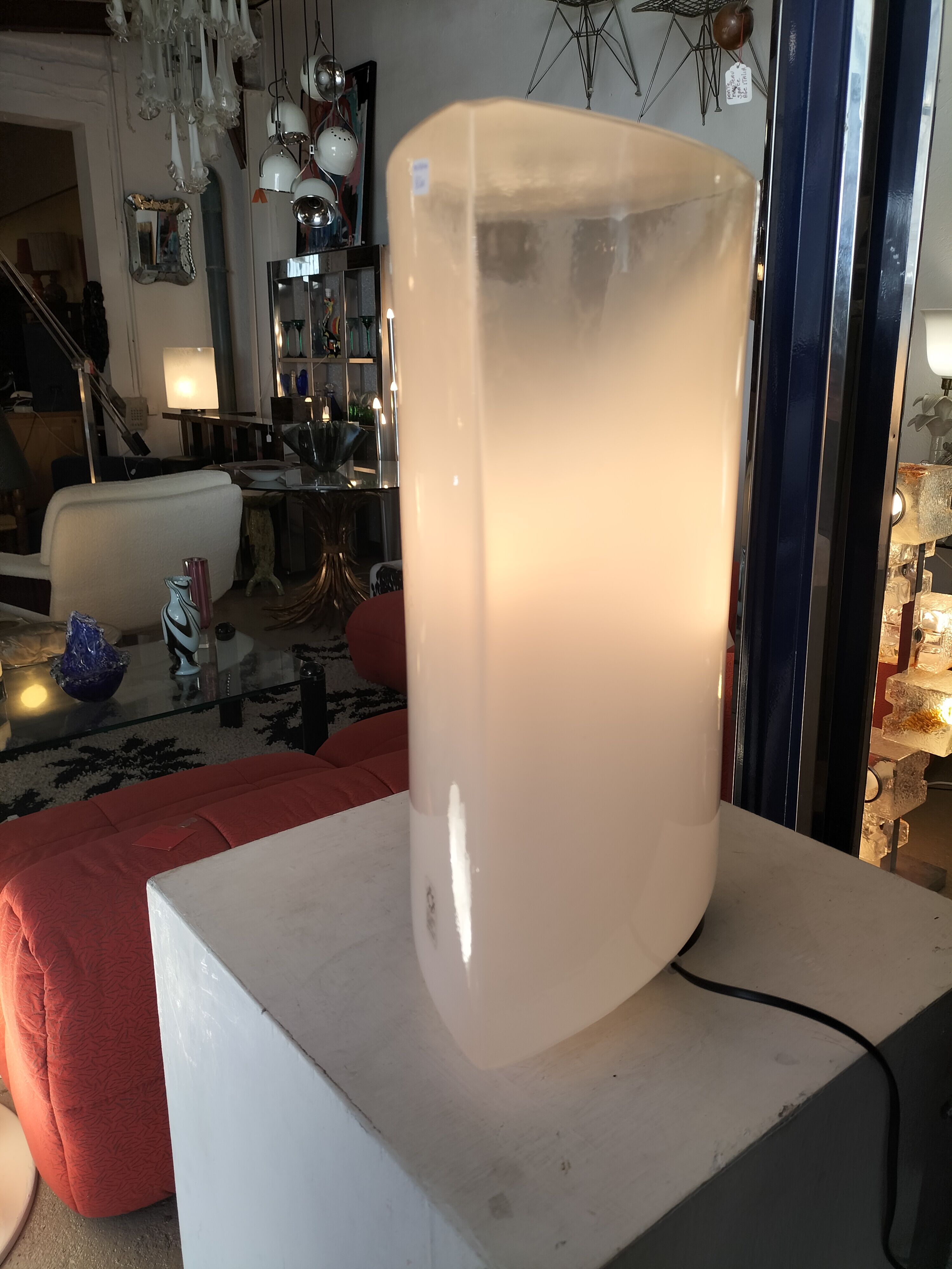 Italian lamp with Murano glassware