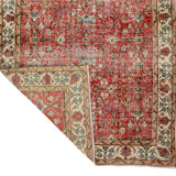 Anatolian handmade vintage rug 250 cm x 151 cm