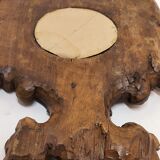 Miroir en bois sculpté Espagne années 1940 44x65cm