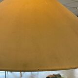 Luna walnut arc floor lamp by Natuzzi, 1990s