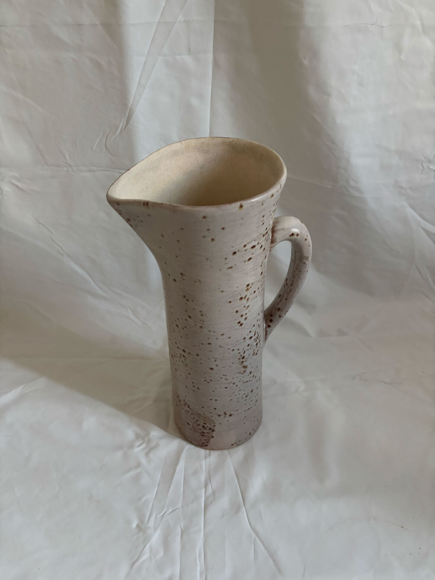 Carafe en céramique mouchetée Gladys, années 70