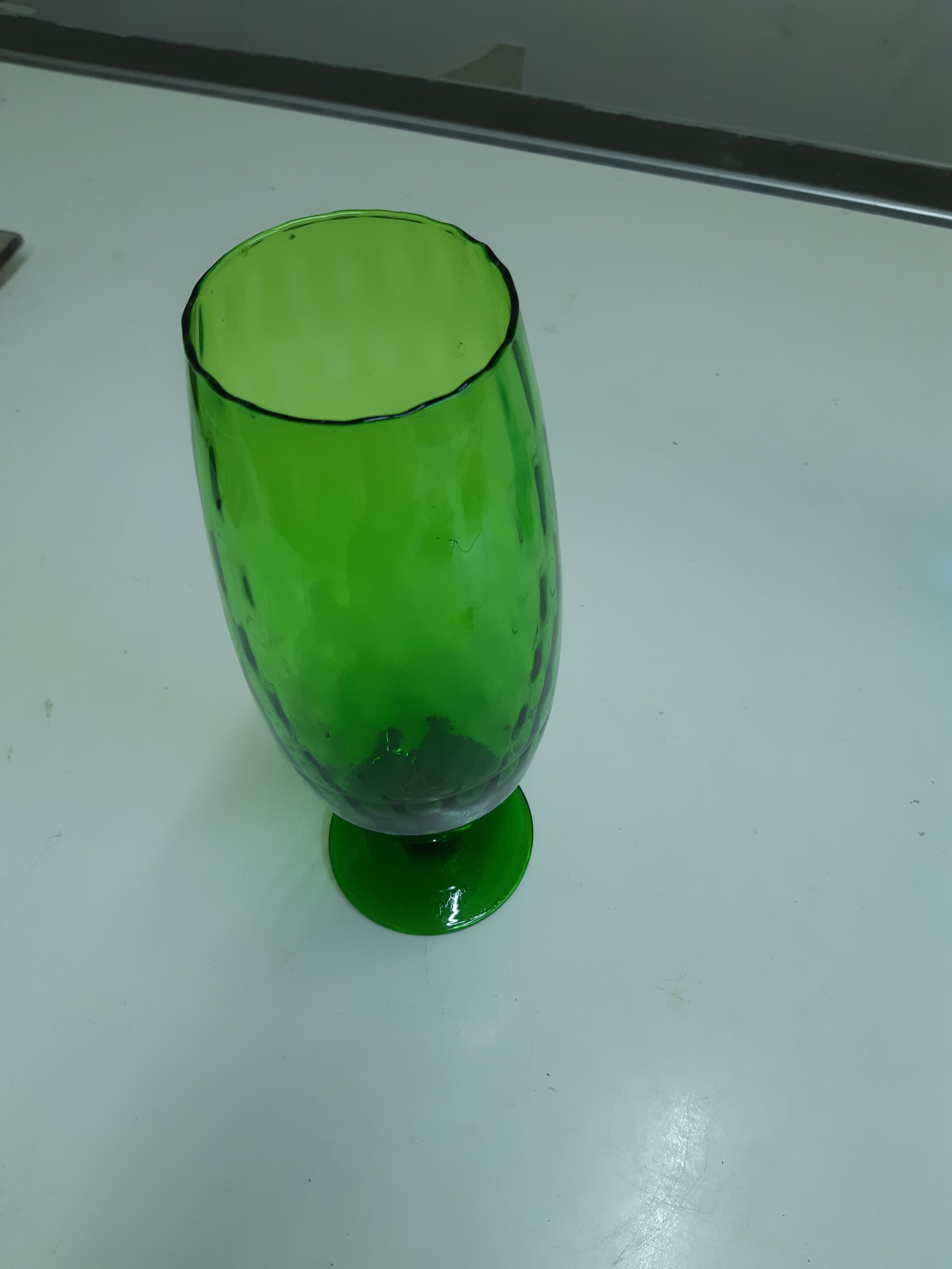 Blown glass vase