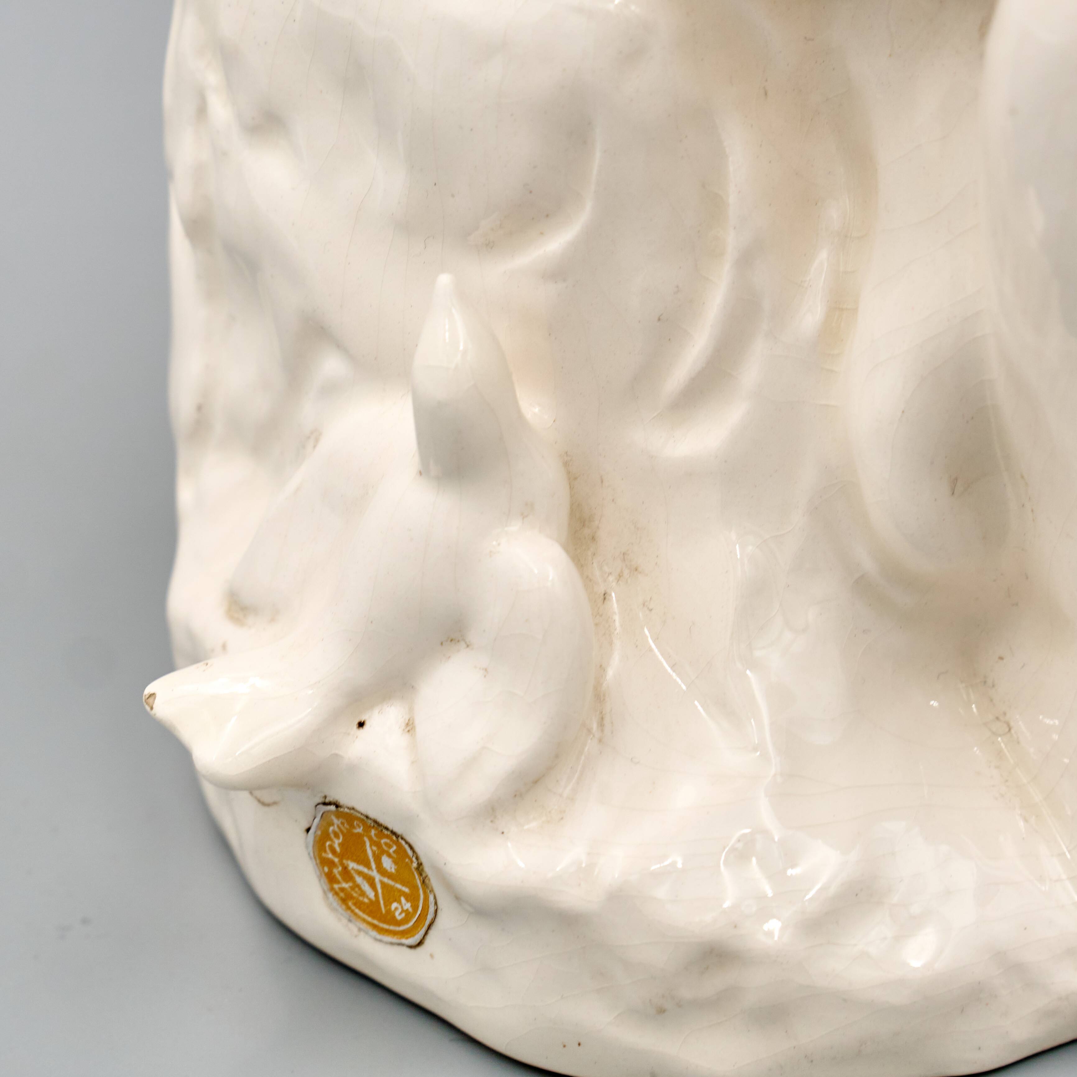 Ceramic Woman Figure, Jihokera Bechyně, 1986, Czechoslovakia
