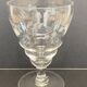 Set of 4 wine glasses on short stem