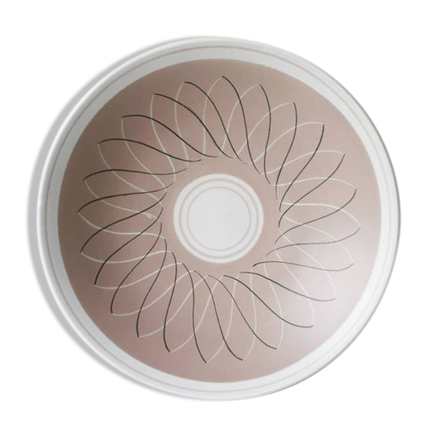 Vintage pottery decoration bowl Poole England, 1950