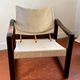 Safari armchair by Karin Mobring for IKEA 1970s in wood and canvas