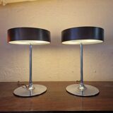 Pair of Vintage Italian Malibu Lamps 1980s
