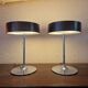 Pair of vintage Italian Malibu lamps from the 1980s.