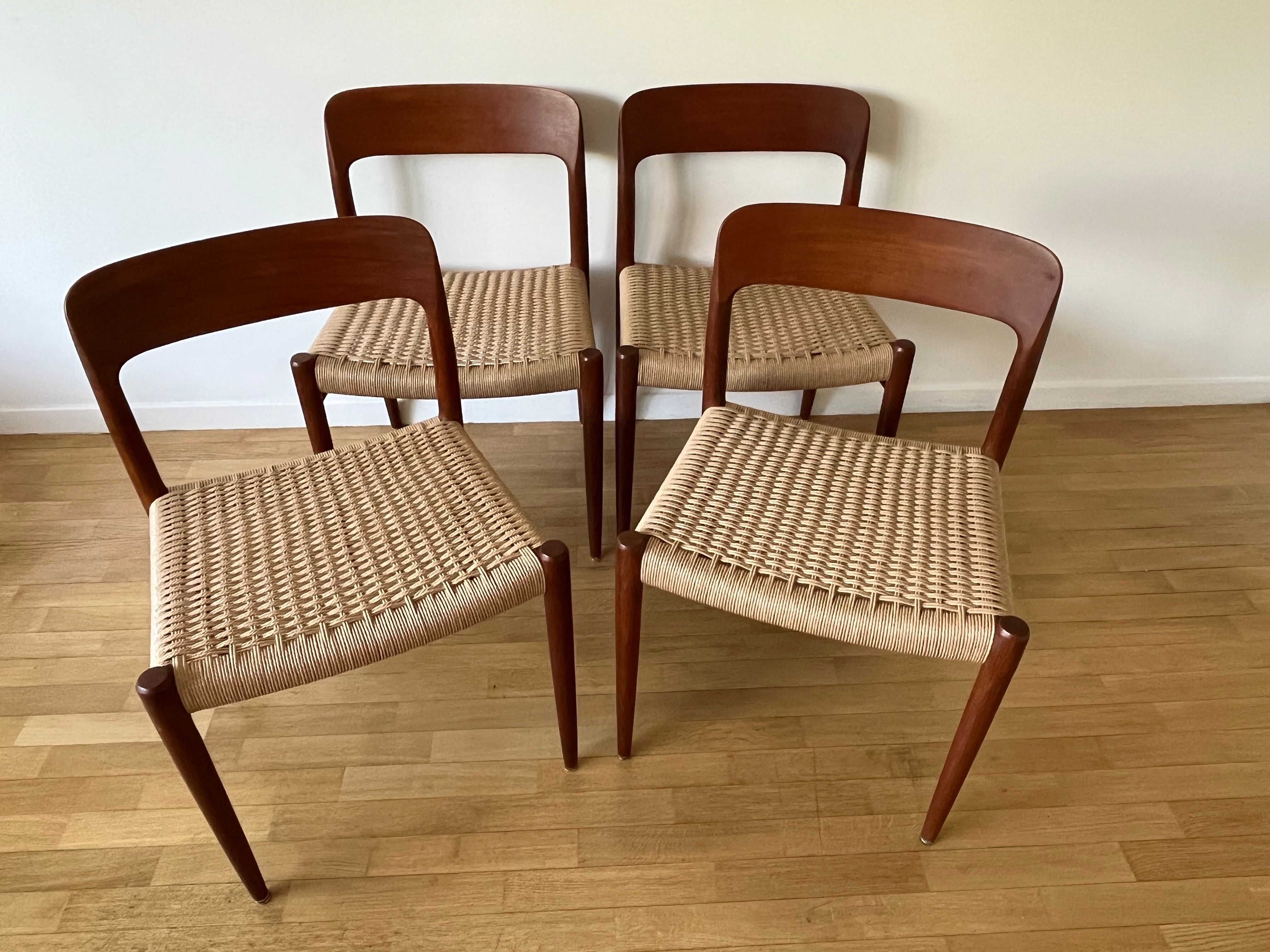 Niels Otto Moller rope chairs