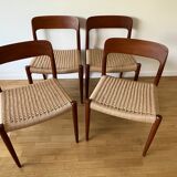 Niels Otto Moller rope chairs