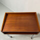 Console desserte vintage roulante 1970