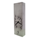 Vintage aluminum table clock from the 70s